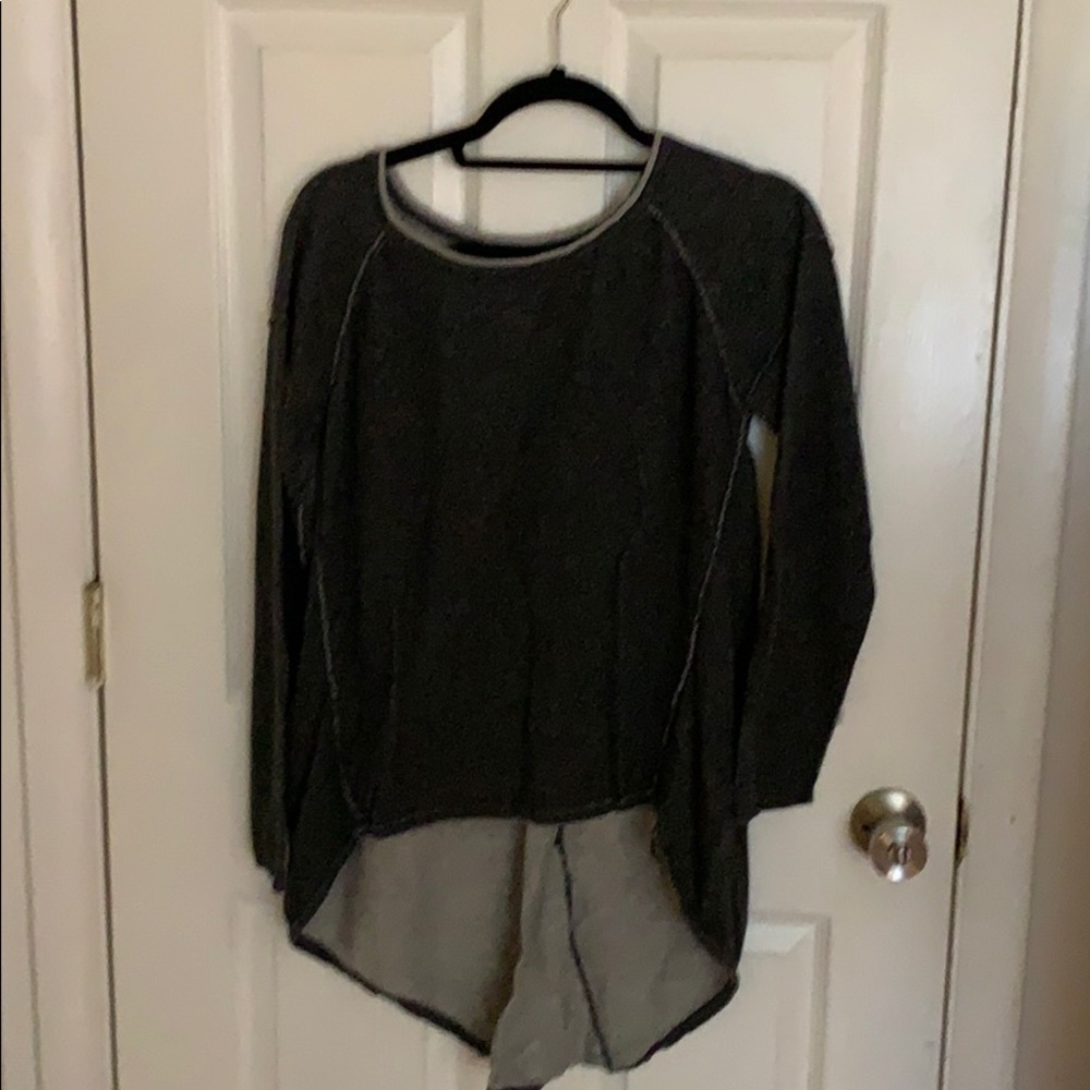Gray shirt